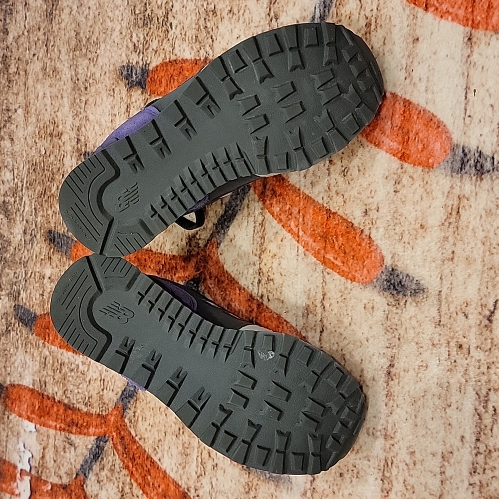 Girls 574 shadow logo lace up sneaker - Picture 5 of 8